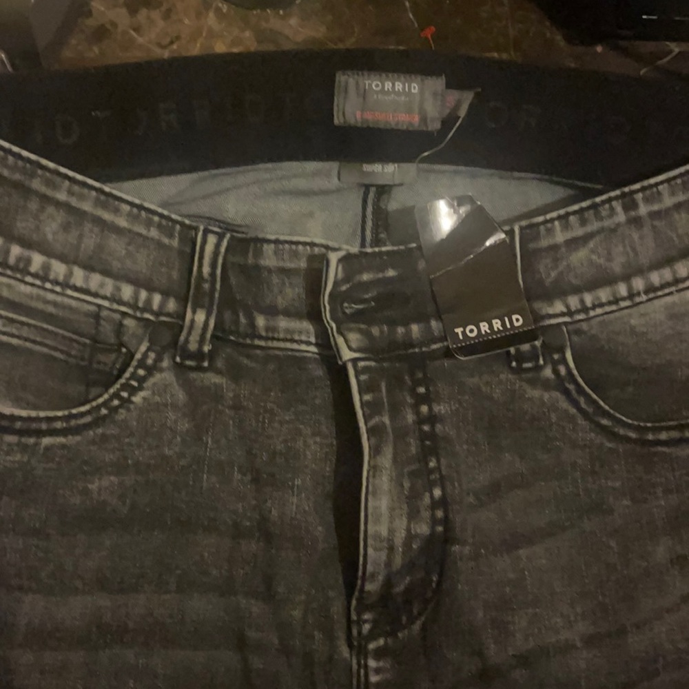 Black washed new never worn with tags size 14 cuffed can be undone